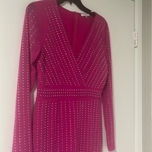 Pink rhinestone birthday dress